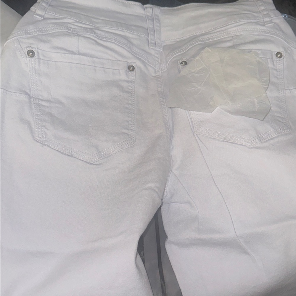 Flamingals White Denim Jeans - Picture 4 of 8